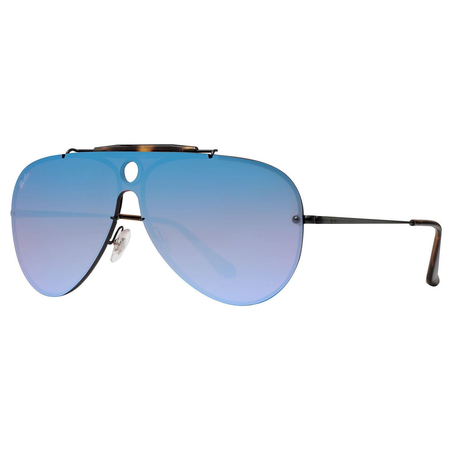 Ray Ban Rb3581n 153/7v Aviator Shooter Blaze Azul Espejo